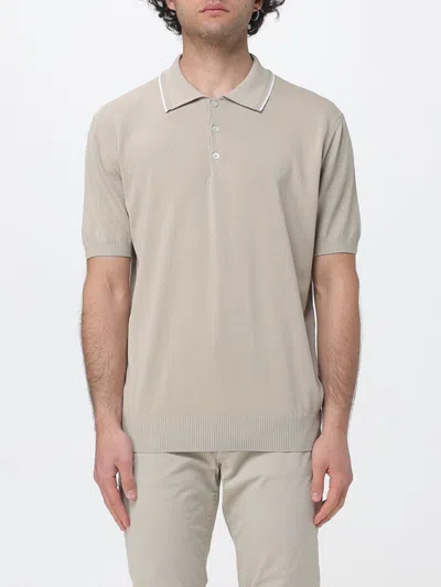 Canali Sweater  Men Color Beige In Gray