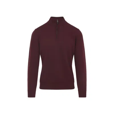 Canali Sweater In Red