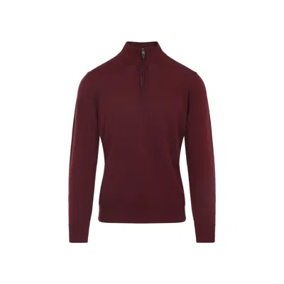 CANALI SWEATER RED