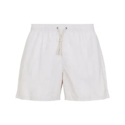 Canali Essential Swim Shorts In White
