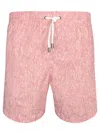 Canali Salmon Ramage Boxer Swim Shorts