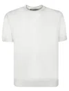 Canali White Cotton T-shirt