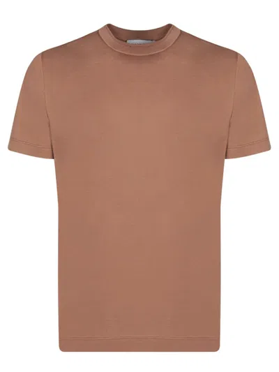 Canali T-shirts In Brown