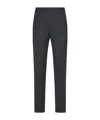 Canali Tailored-cut Wool Trousers In Black