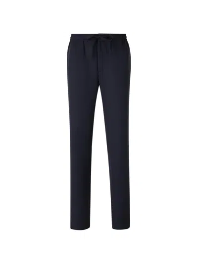 Canali Tailored Trousers In Blue