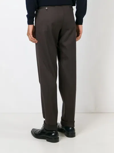 Canali Tailored Trousers In Brown