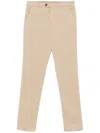 Canali Tapered Chinos In Neutrals