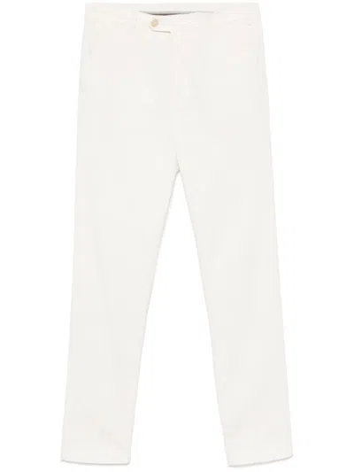 Canali Tapered Trousers In Neutrals