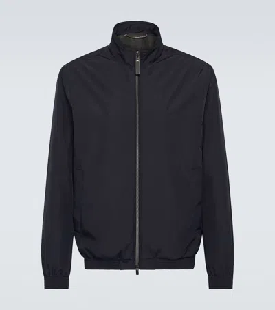 Canali Technical Jacket In Black