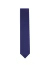 Canali Textured Tie In Blue