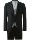 Canali Three Piece Suit In Black