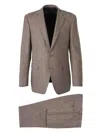 Canali Three-piece Suit In Neutrals