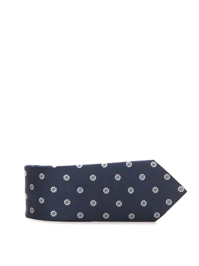 Canali Tie In Blue