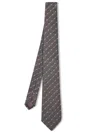 Canali Brown Silk Tie With White Polka Dots In Brown