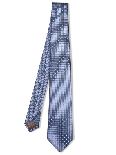Canali Ties In Blue