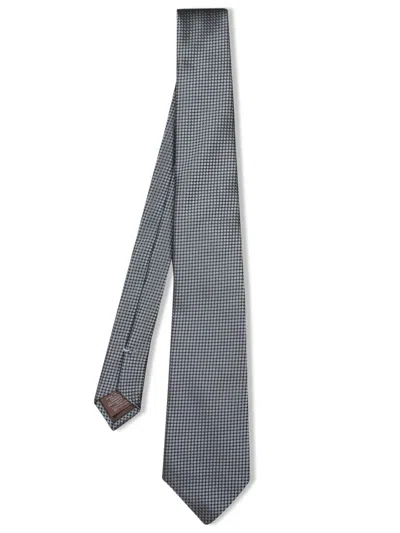 Canali Ties In Grey
