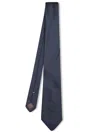 Canali Geometric Pattern Blue Tie