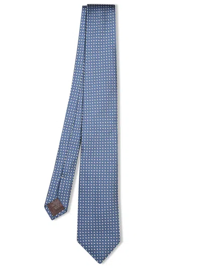 Canali Ties In Blue