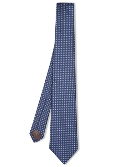 Canali Ties In Blue