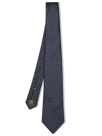 Canali Ties In Blue