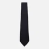 Canali Black Wool Tie