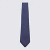 Canali Geometric-pattern Tie In Blue