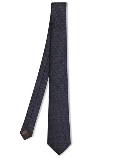 Canali Ties In Blue