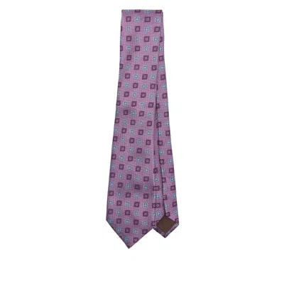 Canali Ties In Purple