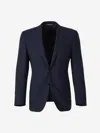 Canali Two-piece Wool Suit In Midnight Blue