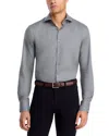 Canali Tonal Sport Shirt In Gray