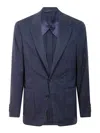 Canali Two-button Patch-pocket Suit In Blue