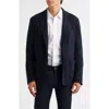 Canali Trim Fit Cotton & Cashmere Jacket In Blue