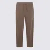 Canali Trousers In Brown