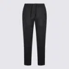 Canali Drawstring-waistband Trousers In Black
