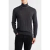 Canali Turtleneck Wool Sweater In Gold