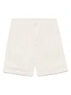 Canali Twill Shorts In Neutrals