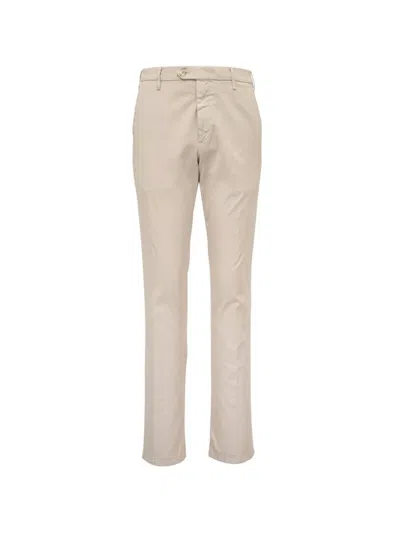 Canali Twill Trousers In Neutral