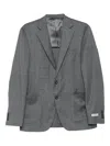 Canali Two-button Blazer In Gray