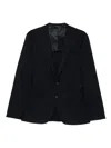 Canali Two-button Patch-pocket Blazer In Black