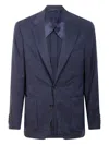 Canali Two-button Patch-pocket Suit In Blue