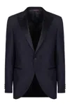 Canali Wool Two-pieces Suit In Blue