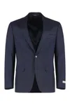 Canali Two-piece Wool Suit In Blue