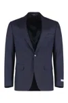 Canali Two-piece Wool Suit In Blue