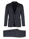 Canali Two-piece Wool Suit In Blue