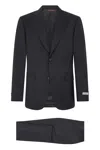 Canali Two-button Lapel Single-breasted Suit In Black