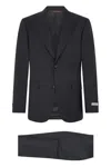 Canali Two-button Lapel Single-breasted Suit In Gray