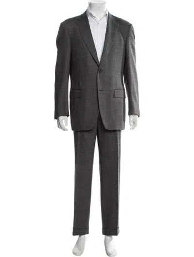 Pre-owned Canali Two-piece Blazer In Gray
