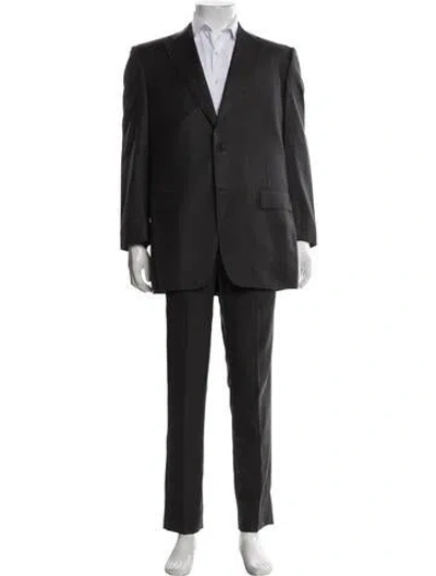 Pre-owned Canali Two-piece Blazer In Grey