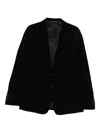 Canali Velvet Blazer In Black