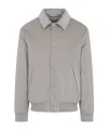Canali Velvet Bomber In Gray